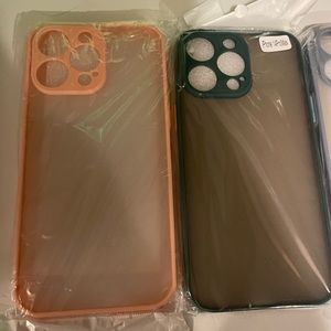 Luxury Shockproof iphone 14 pro max case Matte Clear Soft Phone Case